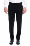 Vellapais Stretch Cotton Casual Fashion Pants In Black