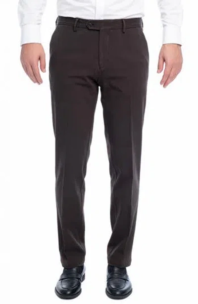 Vellapais Stretch Cotton Casual Fashion Pants In Black