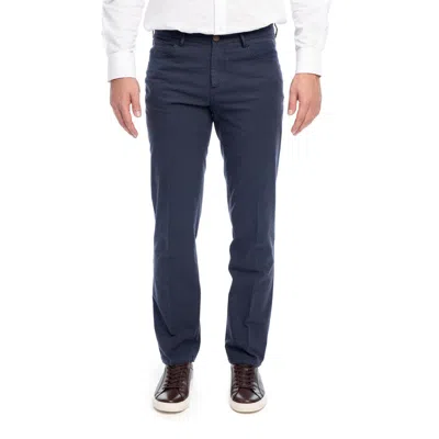 Vellapais Stretch Cotton Casual Fashion Pants In Blue