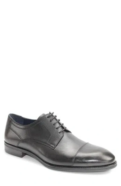Vellapais Yardley Cap Toe Derby In Black