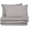 Vellux Malmo Blanket Set In Gray