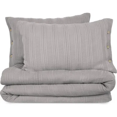 Vellux Malmo Blanket Set In Gray