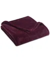 Vellux Sheared Mink Twin Blanket In Fig