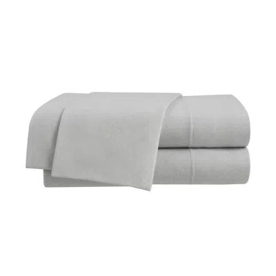 Vellux Solid Jersey Knit Sheets - Cotton Blend, Deep Pocket, Ultra Soft In Gray