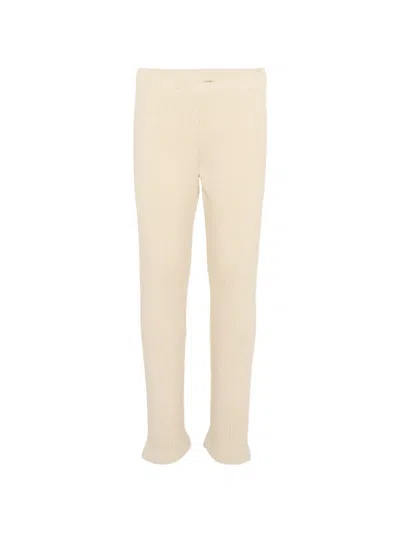 Vélocipède Fine-ribbed Leggings In Neutral