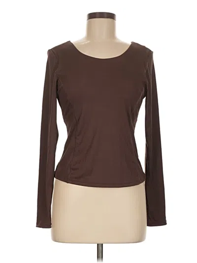 Pre-owned Velocity Long Sleeve T-shirt In Brown
