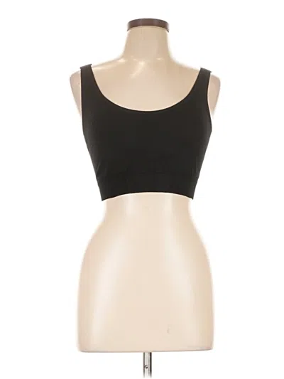 Pre-owned Velocity Sleeveless Top Black Scoop Neck Tops