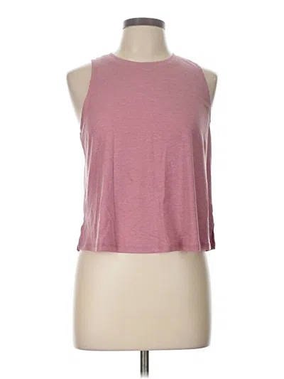 Pre-owned Velocity Sleeveless Top Pink Halter Neckline Tops