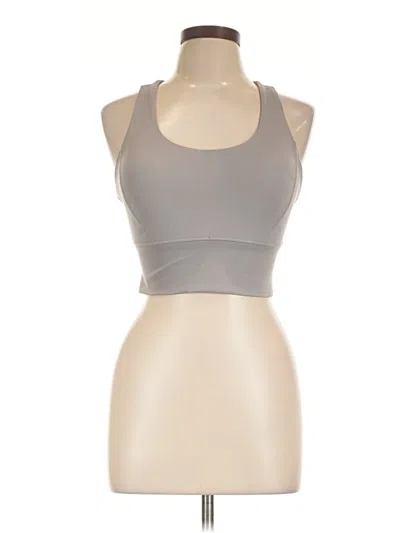 Pre-owned Velocity Tank Top Gray Halter Neckline Tops