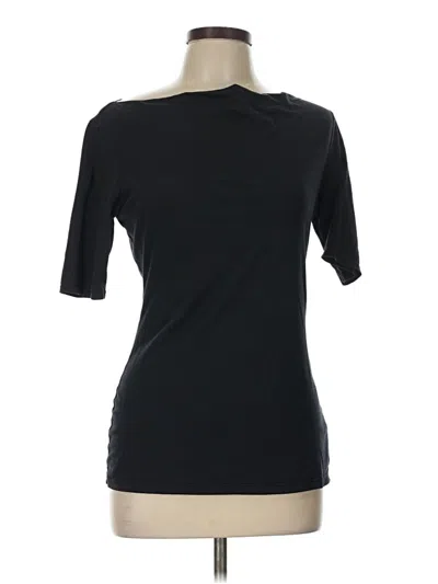 Pre-owned Velvet 3/4 Sleeve T-shirt In Black