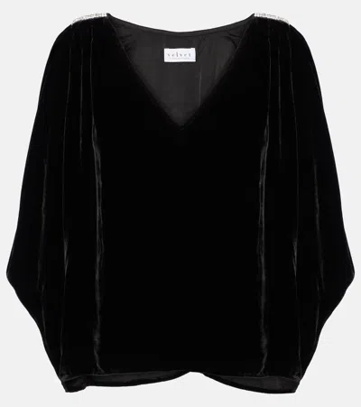 Velvet Adelle  Top In Black