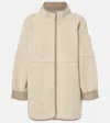 Velvet Cara Reversible Jacket In Beige