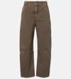 Velvet Alexis Cotton Twill Barrel-leg Pants