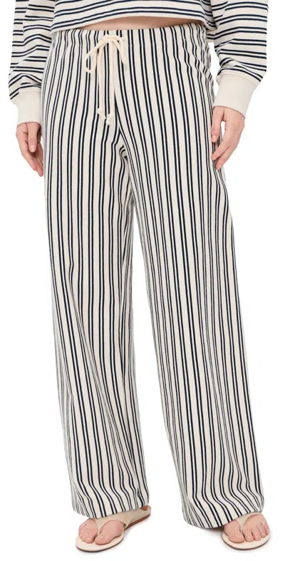 Velvet Amelise Trousers Natural/navy In Multi