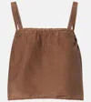 Velvet Andrea Cotton And Silk Voile Top