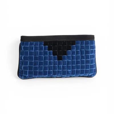 Velvet Atelier Women's Black / Blue Alhena Pyramid Blue In Multi