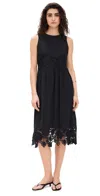 Velvet Bianca Dress Black In Black