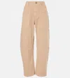 Velvet Brylie Cotton Twill Cargo Pants In Beige