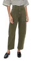 Velvet Brylie Cotton Twill Cargo Pants In Green