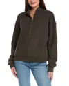 Velvet By Graham & Spencer 1/2-zip Pullover In Green