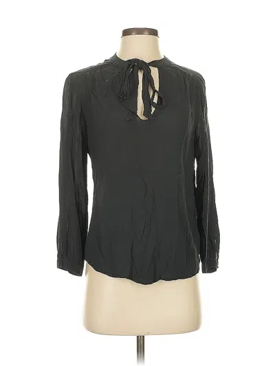 Pre-owned Velvet By Graham & Spencer 3/4 Sleeve Blouse In Black