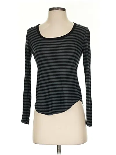 Pre-owned Velvet By Graham & Spencer 3/4 Sleeve T-shirt In Black