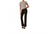 Velvet By Graham & Spencer Albee Ponte Bootcut Pant In Black In Black