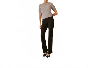 Velvet By Graham & Spencer Albee Ponte Bootcut Pant In Black