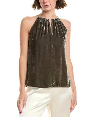 Velvet By Graham & Spencer Aleah Silk-blend Top In Multi