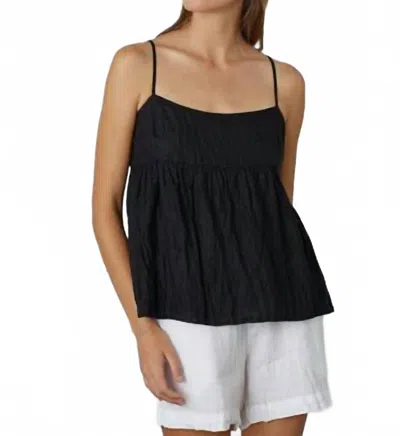 Velvet By Graham & Spencer Aleigh Top In Navy In Black