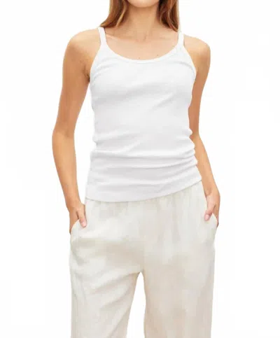 Velvet By Graham & Spencer Aliza Tank Top In White