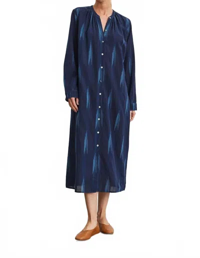 Velvet By Graham & Spencer Alta Midi Dress In Navy In Blue