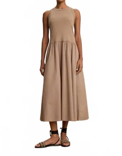 Velvet By Graham & Spencer Amelia Midi Dress In Nomad In Neutral