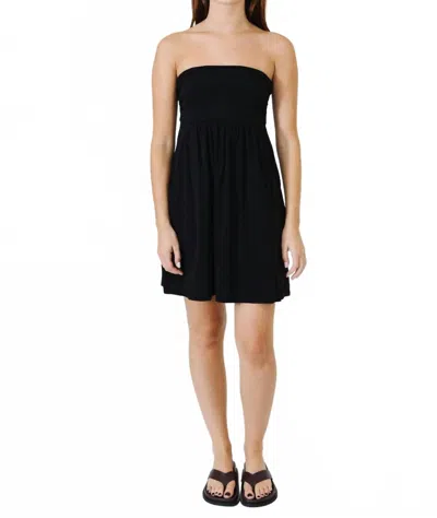 Velvet By Graham & Spencer Barbi Strapless Dress In Black