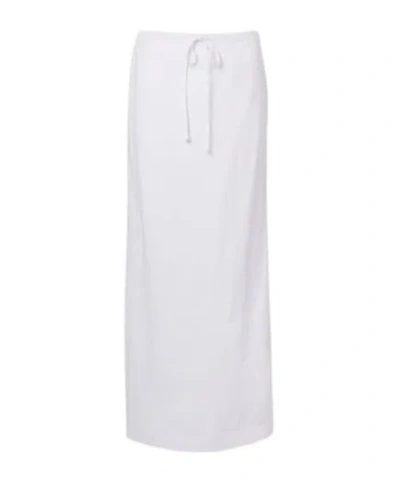 Velvet By Graham & Spencer Beka Linen Maxi Skirt In Brown