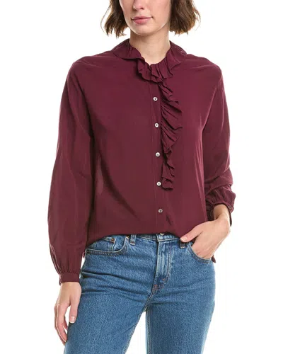 Velvet By Graham & Spencer Briya Top In Purple