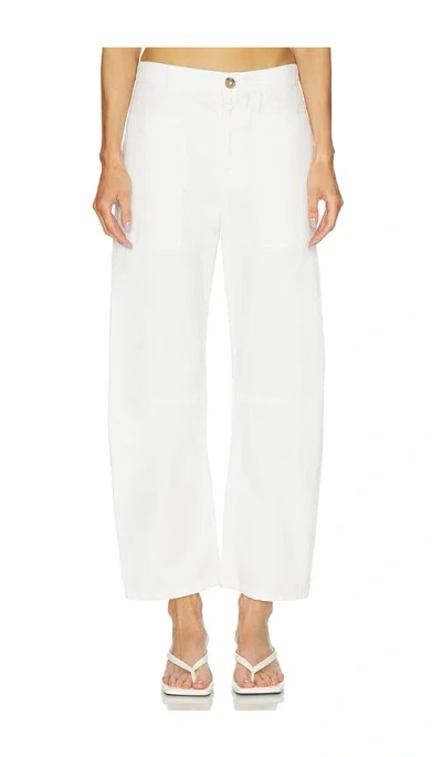 Velvet By Graham & Spencer Brylie Twill Pants In White