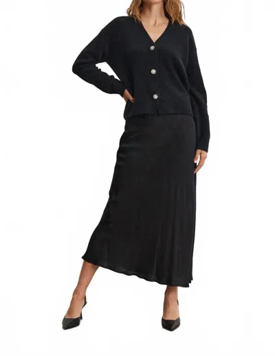 Velvet By Graham & Spencer Cadence Skirt In Black