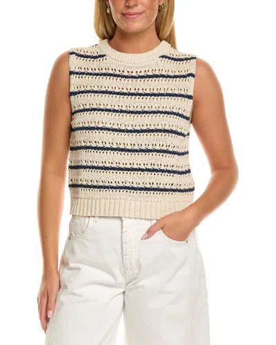 Velvet By Graham & Spencer Calista Sleeveless Sweater In Neutral