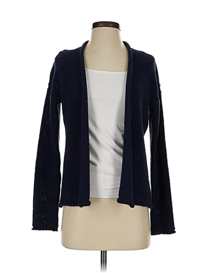 Pre-owned Velvet By Graham & Spencer Cardigan Sweater In Blue