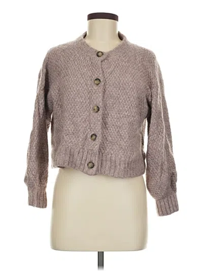 Pre-owned Velvet By Graham & Spencer Cardigan Sweater In Brown