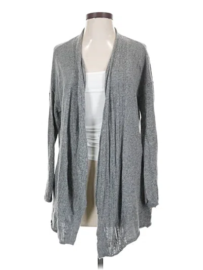 Pre-owned Velvet By Graham & Spencer Cardigan Sweater In Gray