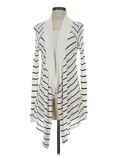 Pre-owned Velvet By Graham & Spencer Cardigan Sweater In Ivory
