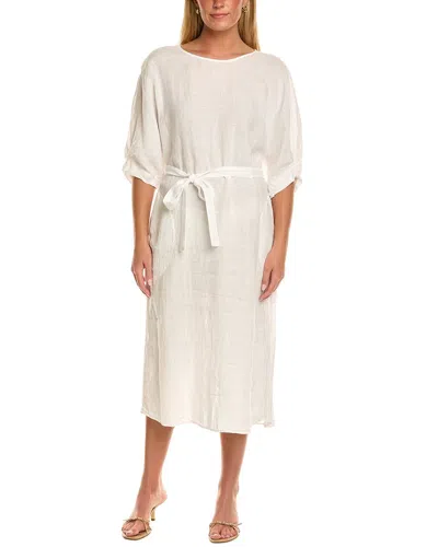Velvet By Graham & Spencer Carmen 3/4 Sleeve Midi Dress In White