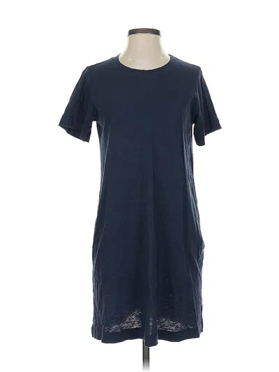 Pre-owned Velvet By Graham & Spencer Casual Dress In Blue