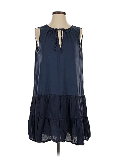 Pre-owned Velvet By Graham & Spencer Casual Dress In Blue