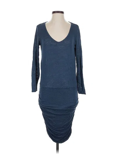 Pre-owned Velvet By Graham & Spencer Casual Dress In Blue