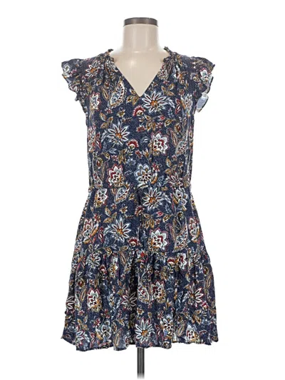 Pre-owned Velvet By Graham & Spencer Casual Dress In Blue