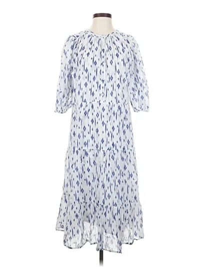 Pre-owned Velvet By Graham & Spencer Casual Dress In Blue