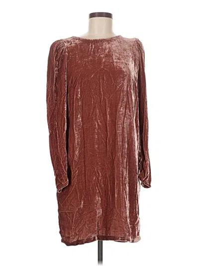 Pre-owned Velvet By Graham & Spencer Casual Dress In Brown